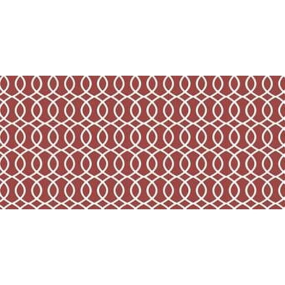 Waverly Inspirations Cotton 18" x 21" Loopy Poppy Color Fat Quarter, 1 Piece