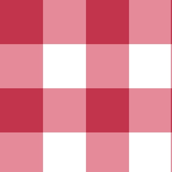 Waverly Inspirations Cotton 44" 1/8" Gingham Poppy Yarn Dye Color Sewing Fabric by the Yard