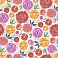 thumbnail image 1 of Waverly Inspirations Cotton 44" Abstract Fruit Coral Color Sewing Fabric by the Yard, 1 of 3