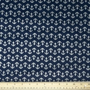 Waverly Inspirations Cotton 44" Anchor Ink Silver Color Sewing Fabric by the Yard