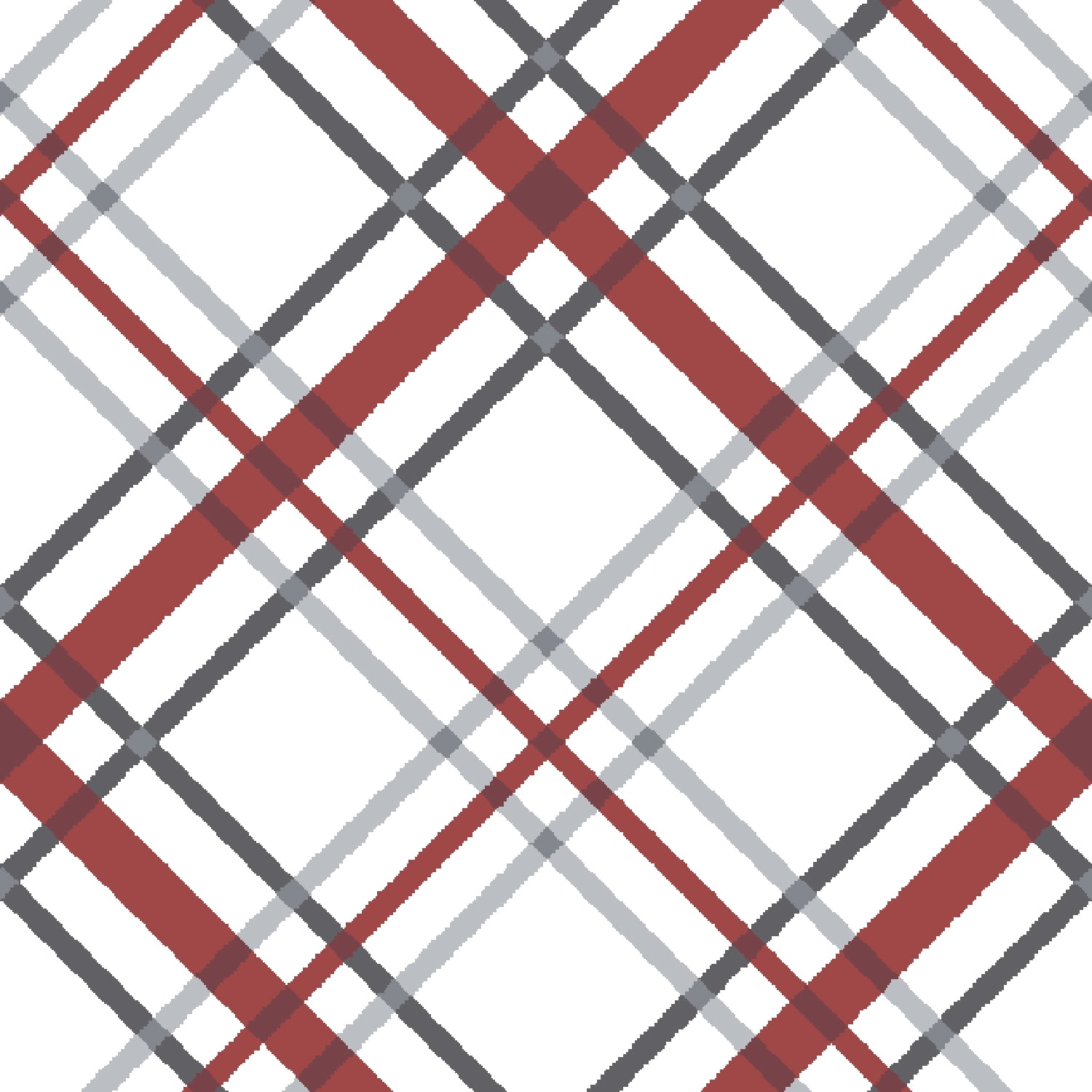 Waverly Inspirations Cotton 44" Bias Plaid Onyx Color Sewing Fabric by the Yard