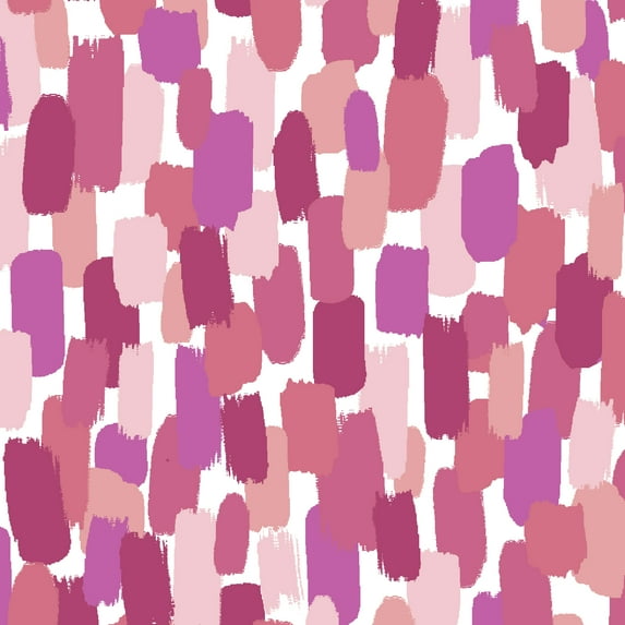 Waverly Inspirations Cotton 44" Dabbles Coral Color Sewing Fabric by the Yard