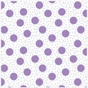 Waverly Inspirations Cotton Far Near Dots Lilac Fabric, 44 in, By the Yard