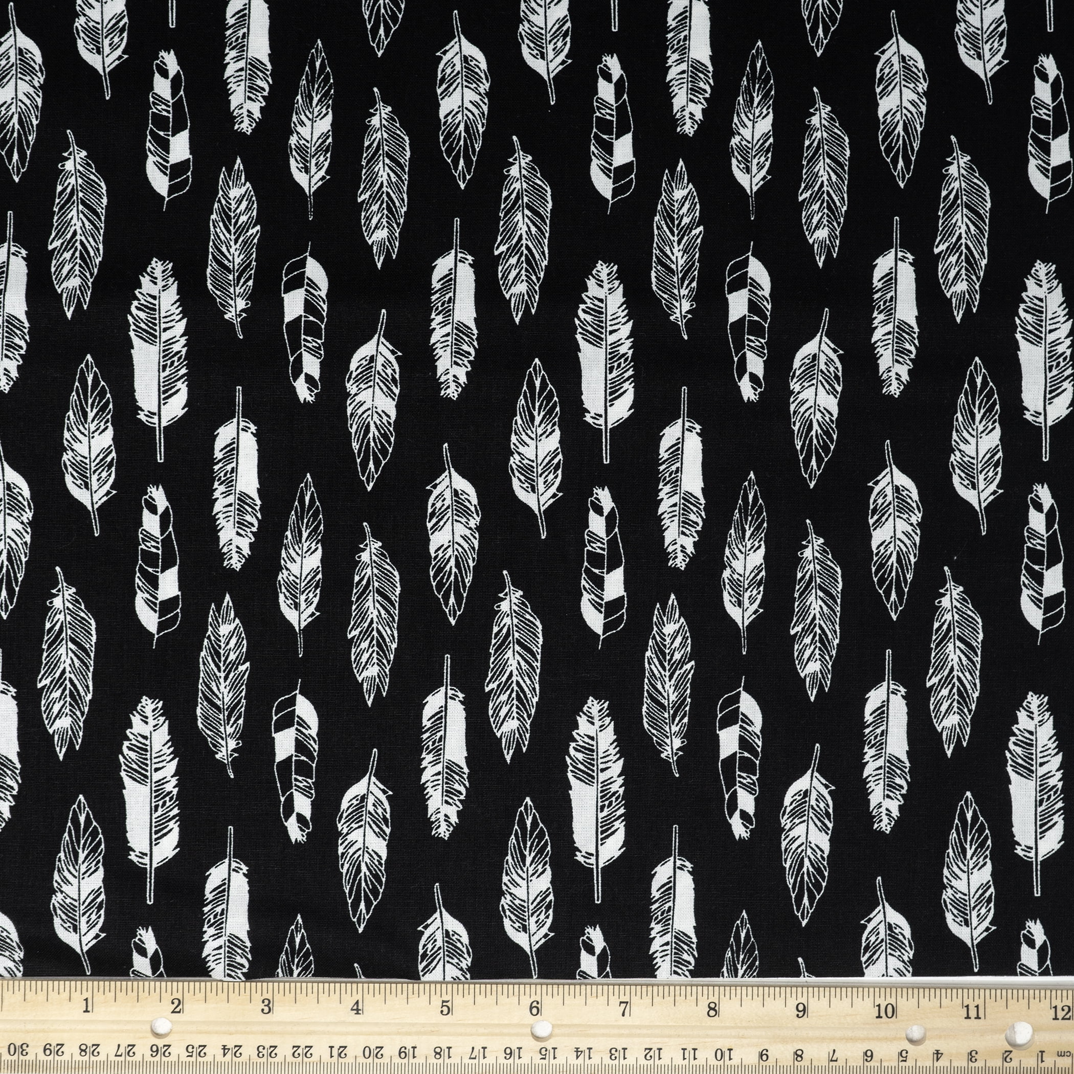 Waverly Inspirations Cotton 44" Feather Onxy Color Sewing Fabric by the Yard