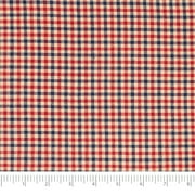 Waverly Inspirations Cotton 44 Homespun 1/8 Plaid Ink & Red Color Fabric by the Yard