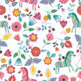 thumbnail image 1 of Waverly Inspirations Cotton 44" Pinata Horses MultiColor Sewing Fabric by the Yard, 1 of 3