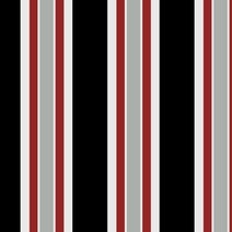 Waverly Inspirations Cotton Duck 54" Large Stripe Black Color Sewing Fabric by the Yard