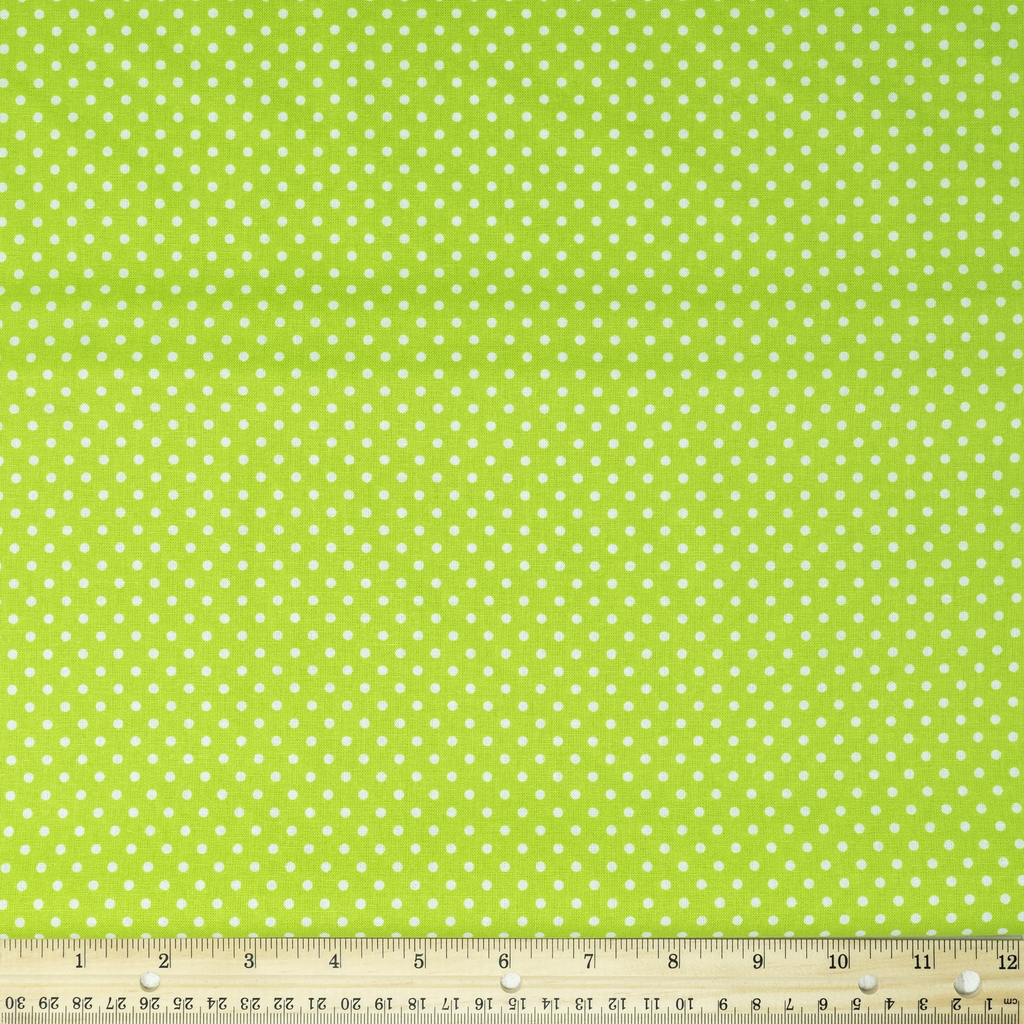 Waverly Inspirations By the Yard 100% Cotton Fabric Prints Medium Dot, Grass, 44" Wide for Quilting & Sewing