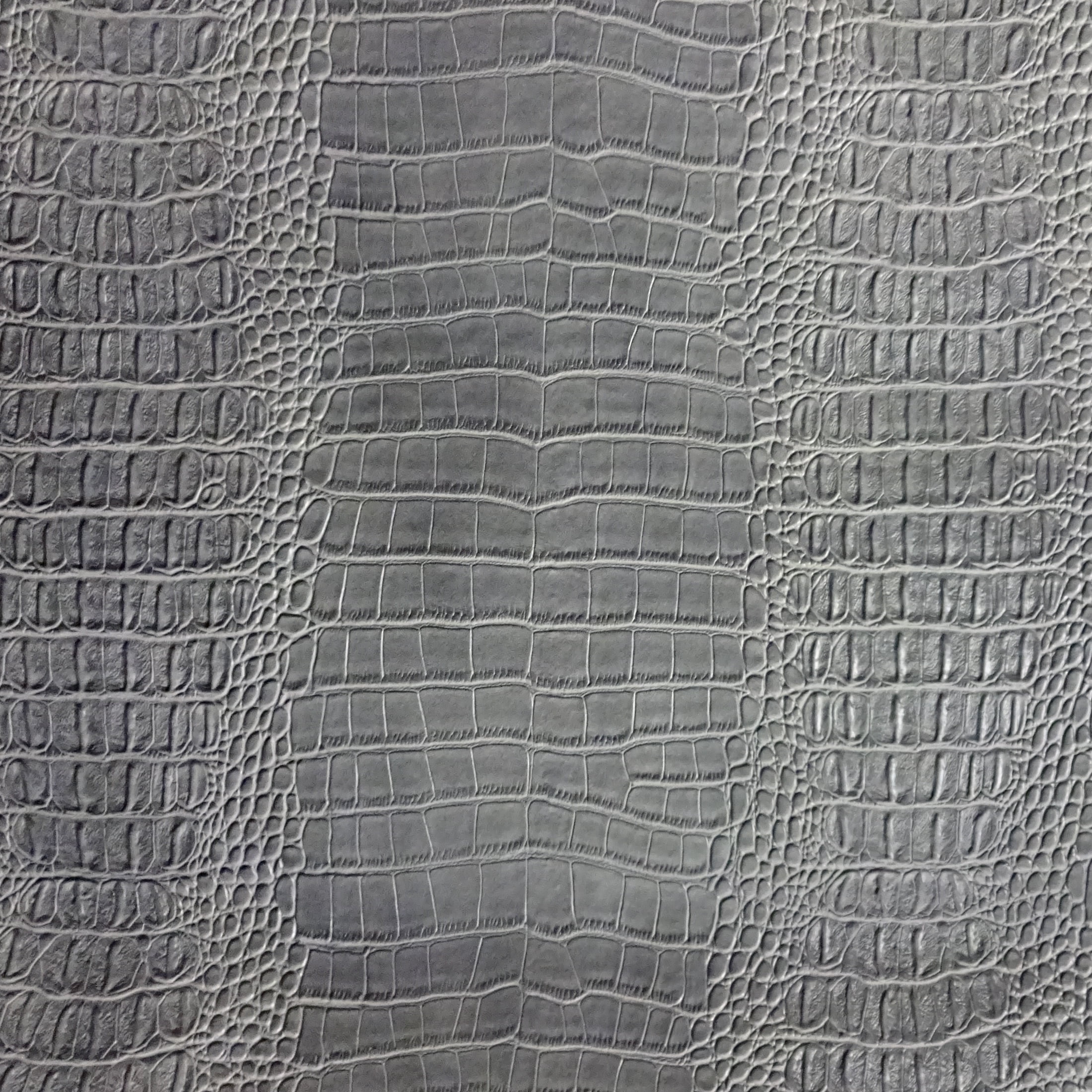Waverly Inspirations By-the-Yard Crocodile Faux Leather Fabric, Grey, 60” Wide for Crafts & DIY Projects