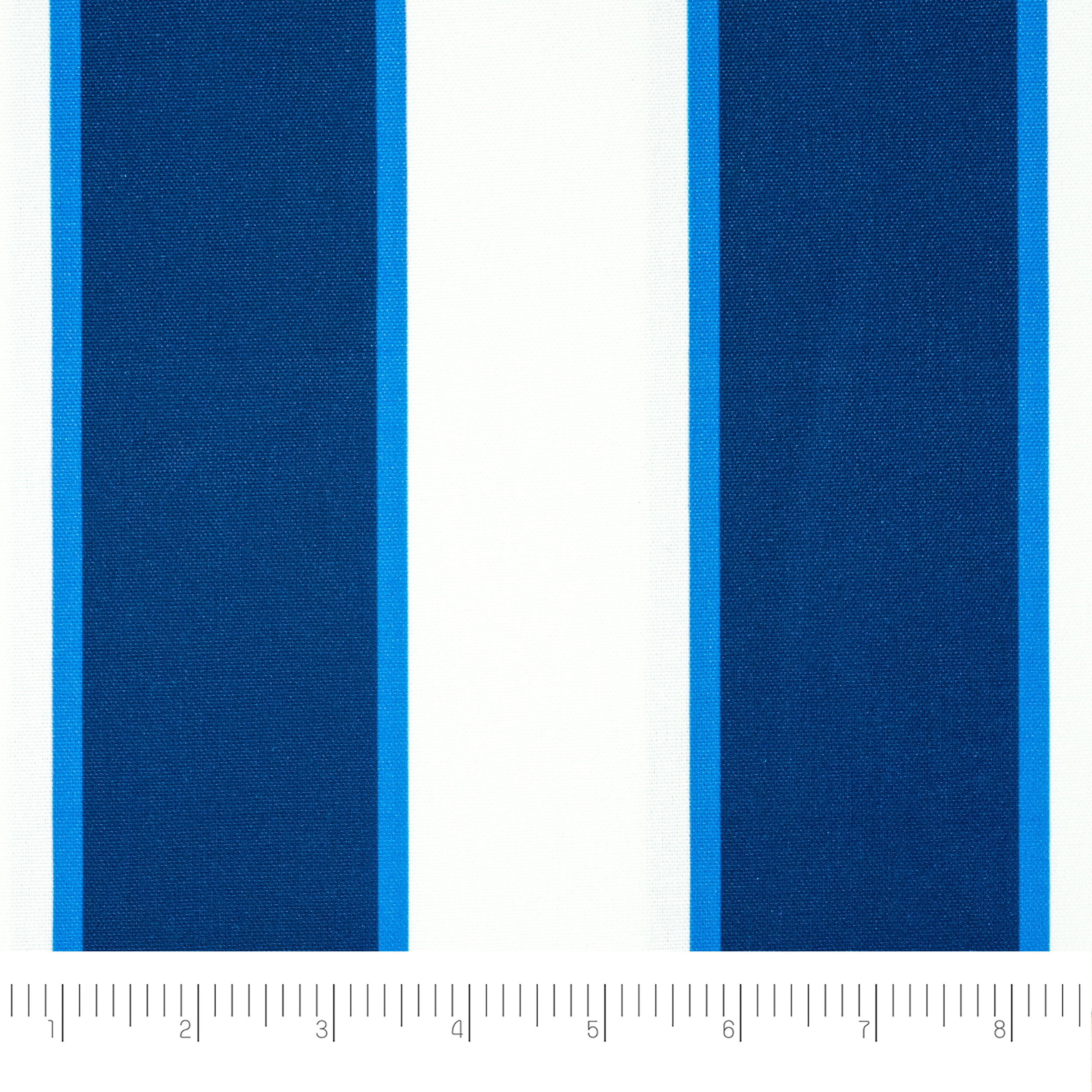 Waverly Inspirations, Home Decor, 100% Polyester, Water/Stain Resistant, Indoor/Outdoor Fabric - 54" Width, Boca Stripe, Nautical Blue, 2 Yard