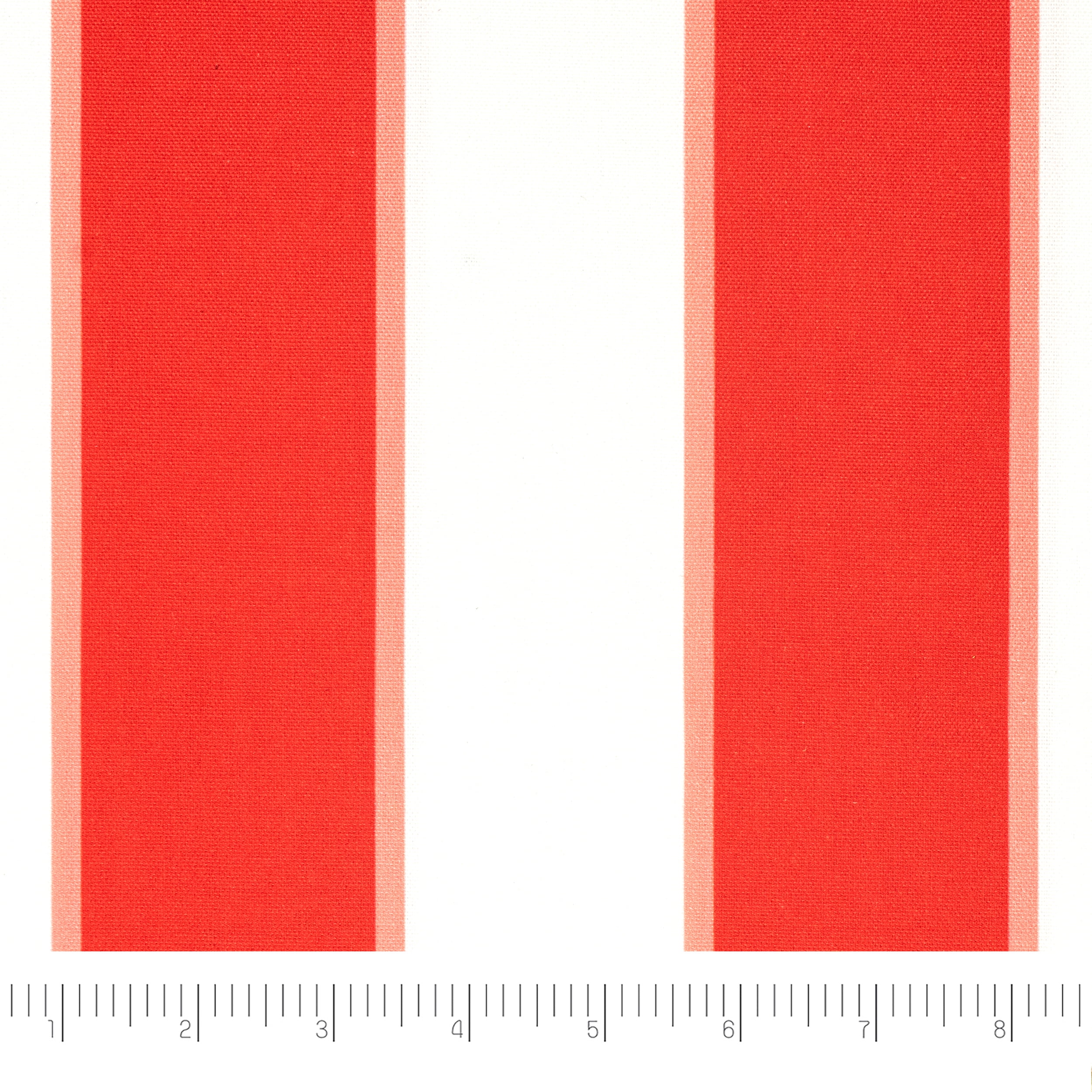 Waverly Inspirations, Home Decor, 100% Polyester, Water/Stain Resistant, Indoor/Outdoor Fabric - Print Width 54 Inch, Boca Stripe, Strawberry, 2 Yard