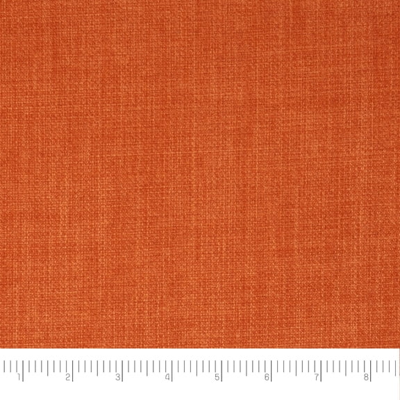 Waverly Inspirations, Home Decor, 100% Polyester, Water/Stain Resistant, Indoor/Outdoor Fabric - Solid Textured Width 54 Inch, Terra Cotta, Cut by Yard