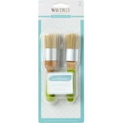 Waverly Inspirations Paintbrush Sets, Chalk and Wax Combo, 2 Piece