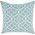 thumbnail image 1 of Nourison Lovely Lattice 20" x 20" Turquoise Indoor/Outdoor Washable Throw Pillow, 1 of 6