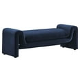 thumbnail image 1 of Waverly Performance Velvet Bench, 1 of 9