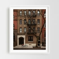 Waverly Place 02 - Manhattan New York Photography White Framed Wall Art Print 16 x 20 inches