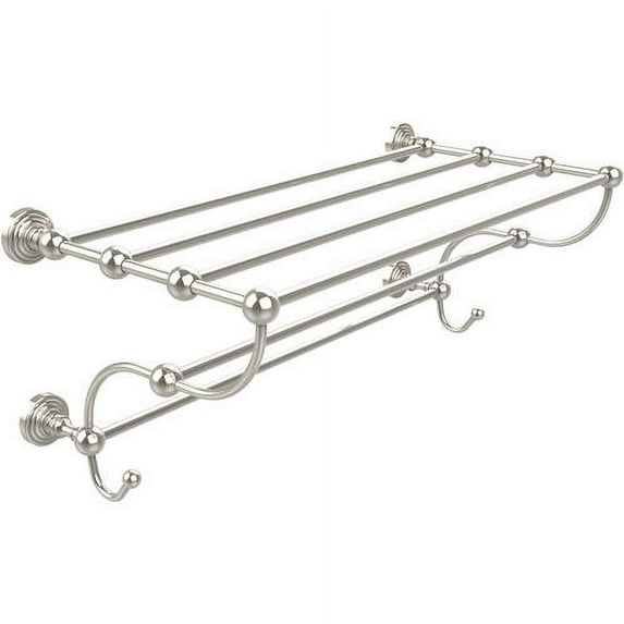 Waverly Place Collection 24-in Train Rack Towel Shelf in Polished Nickel