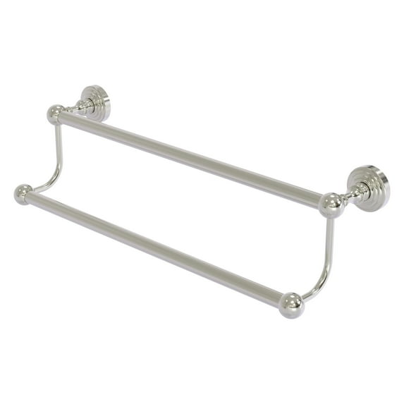 Waverly Place Collection Double Towel Bar - Satin Nickel / 24 Inch