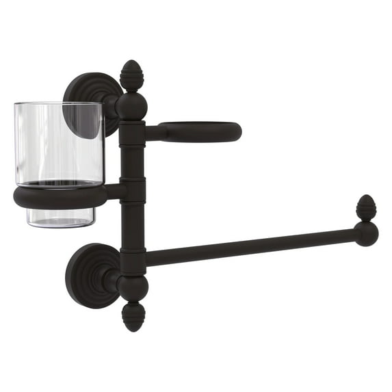 Waverly Place Collection Hair Dryer Holder and Organizer - Oil Rubbed Bronze
