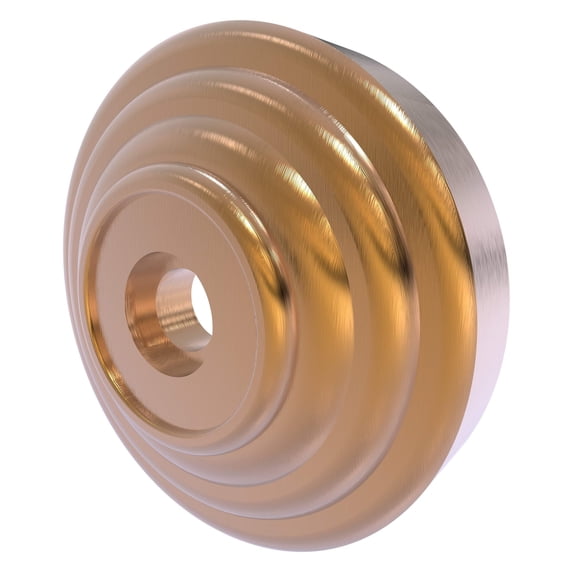 Waverly Place Collection Shower Curtain Rod Brackets in Brushed Bronze