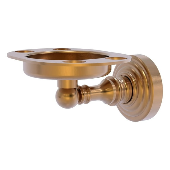 Waverly Place Collection Tumbler and Toothbrush Holder in Brushed Bronze