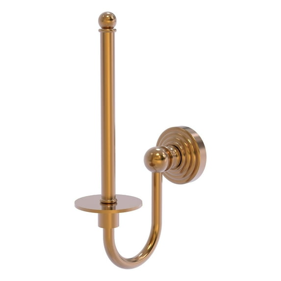 Waverly Place Collection Upright Toilet Tissue Holder in Brushed Bronze