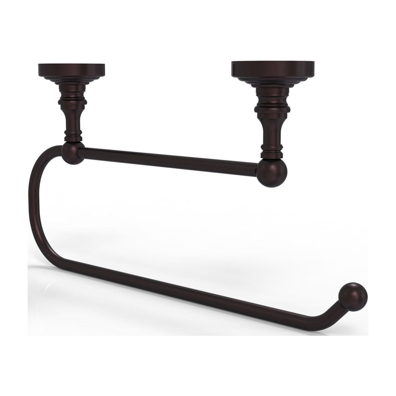 Waverly Place Under Cabinet Paper Towel Holder in Antique Brass