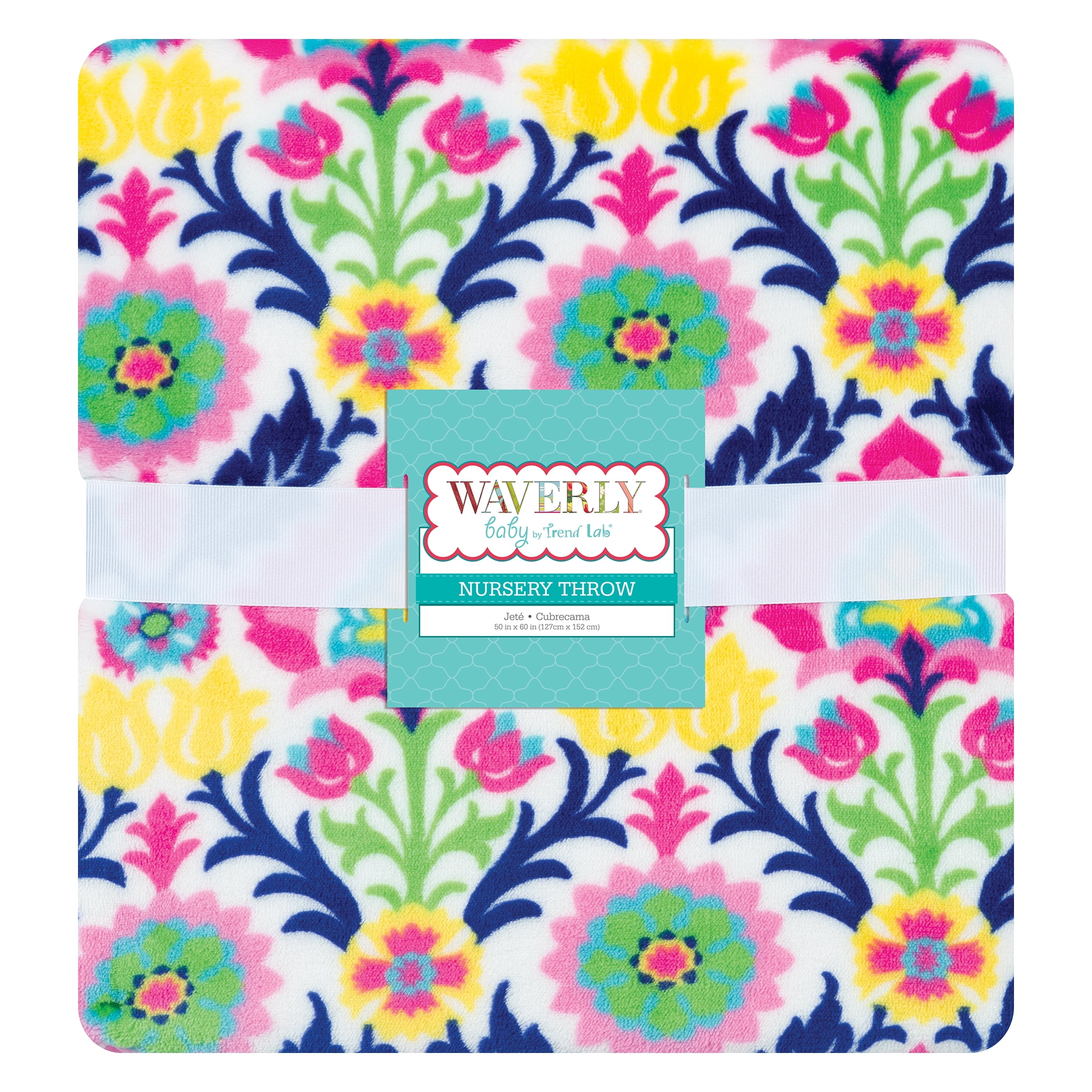 Waverly Santa Maria Plush Throw Blanket