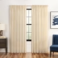 thumbnail image 1 of Waverly Serendipity Pinch Pleat Light-Filtering Window Panel, 50" X 84", Ivory, 1 of 5