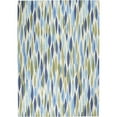 thumbnail image 1 of Waverly Sun N Shade 93x130" Rectangle Fabric Area Rug in Seaglass Green, 1 of 10