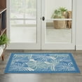 Waverly Sun N' Shade Indoor/Outdoor Blue 2'3