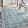thumbnail image 1 of Nourison Sun N' Shade Indoor/Outdoor Blue 6'6" x 9'6" Area Rug, (7x10), 1 of 9