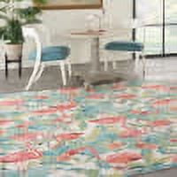 Nourison Sun N' Shade Indoor/Outdoor Multicolor 7'9" x SQUARE Area Rug, (8 Square)