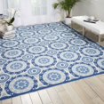thumbnail image 1 of Nourison Sun N' Shade Indoor/Outdoor Navy 5'3" x 7'5" Area Rug, (5x7), 1 of 6