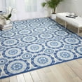 thumbnail image 1 of Waverly Sun N' Shade Indoor/Outdoor Navy 7'9" x 10'10" Area Rug, (8x11), 1 of 6