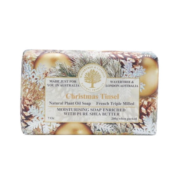 Wavertree & London Christmas Tinsel Soap Bar 200g
