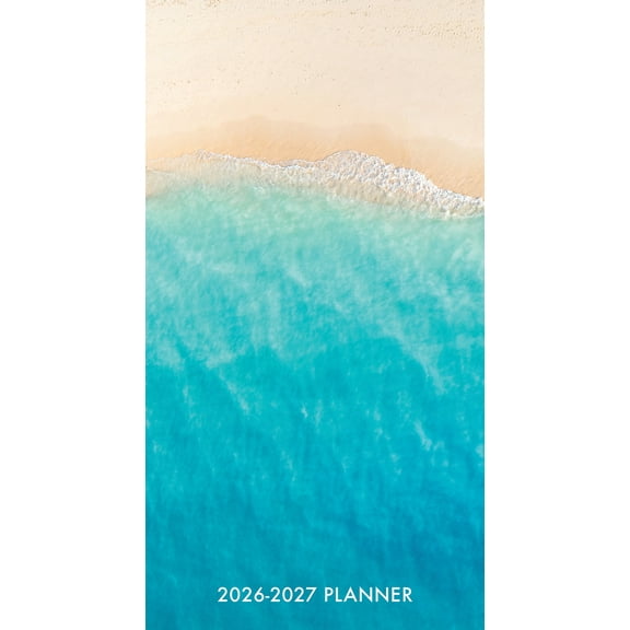 Waves 2-Year 2026-27 3.5" x 6.5" Monthly Pocket Planner