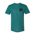 thumbnail image 1 of Waves American-Made Tri-Blend T-Shirt - Black Logo - Evergreen - 3XL, 1 of 1