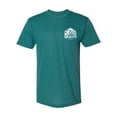 thumbnail image 1 of Waves American-Made Tri-Blend T-Shirt - White Logo - Evergreen - XL, 1 of 1
