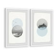 thumbnail image 1 of Waves And Mountain Diptych, Art Prints, 32.00" x 1.50", 1 of 6