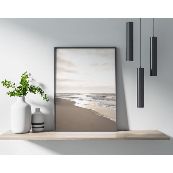 Waves At Seven Mile Beach Ocean Tropical Nature, Unframed Paper Poster 8x10in