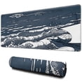 thumbnail image 1 of the Waves and Boats&nbsp;mouse Padswaterproofnon Slip&nbsp;for Office Home Work GamingmousematRubber Base Mousepad with Stitched Edges 31.5x11.8inches, 1 of 7