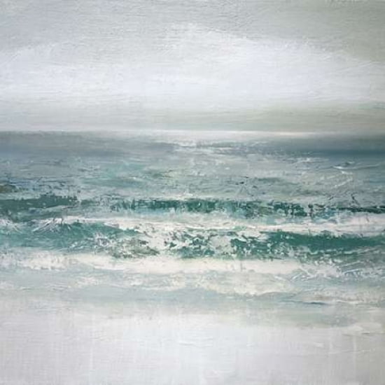 Waves Canvas Art - Caroline Gold (24 x 24)
