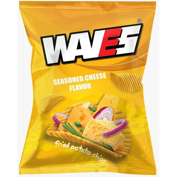 Waves Chips seasoned cheese