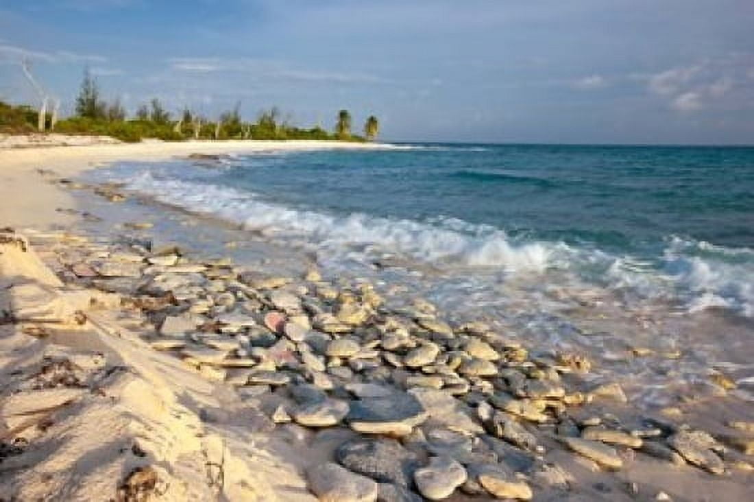 Waves Coral Beach Punta Arena Mona Puerto Rico Canvas Art - Maresa Pryor DanitaDelimont (26 x 18)
