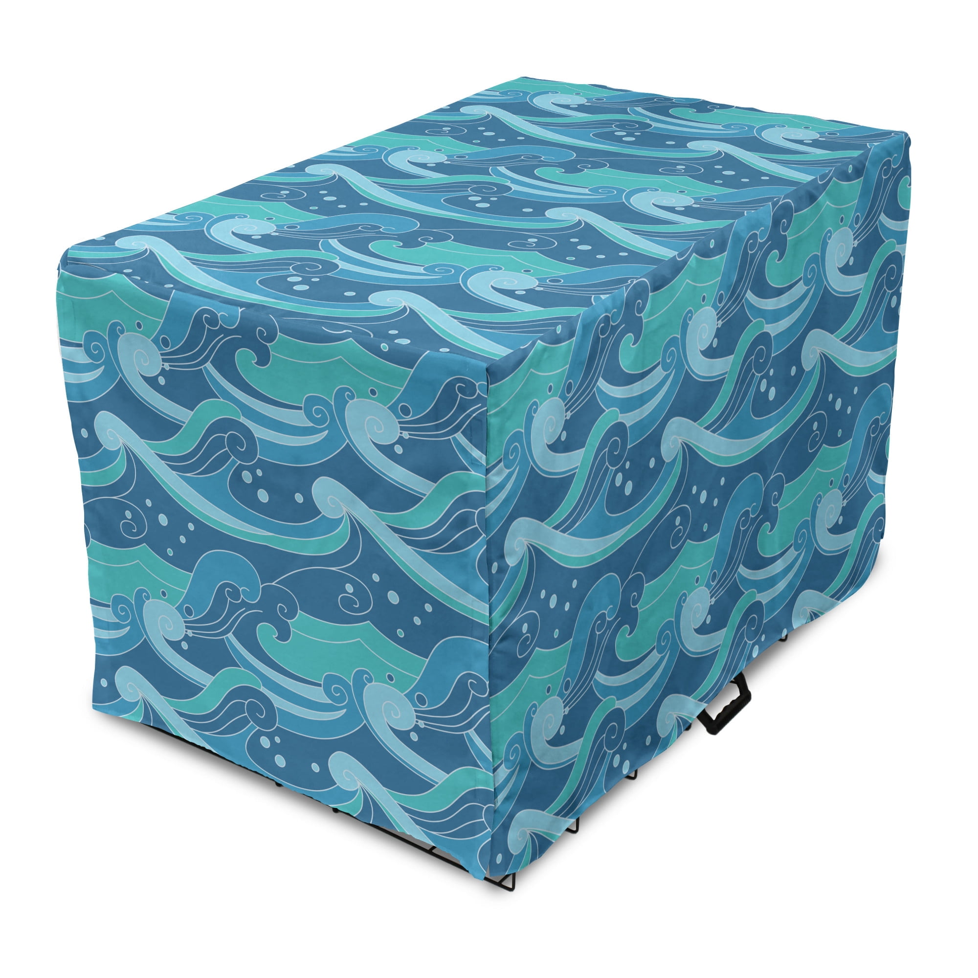 Lunarable Dog Crate Cover - Minimalist Stars Pattern 48" Kennel Cover For Small Dogs