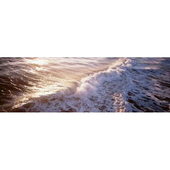 Waves FL USA Canvas Art - Panoramic Images (18 x 6)