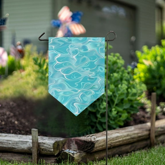 Waves Garden Flag 18" x 12.5" Double Sided Yard Lawn Outdoor Decor Small Yard Flags