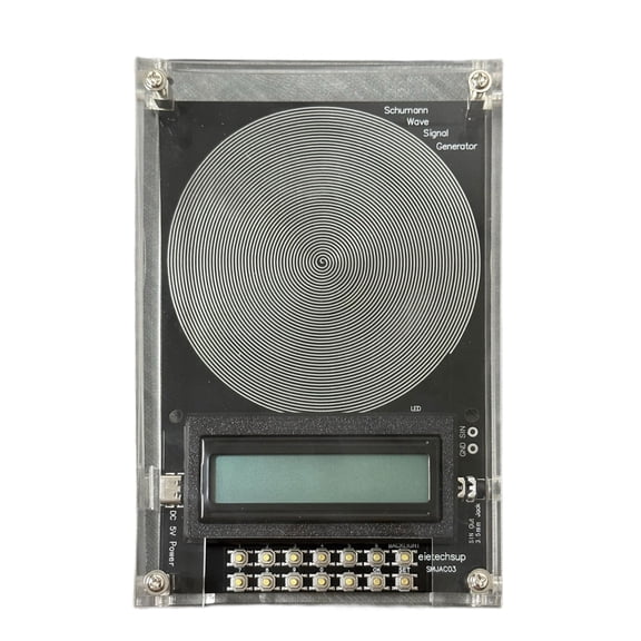 Waves Generator 7.83Hz Adjustable Frequency Sine Waves with Type C Charging Port Strong Antiinterference