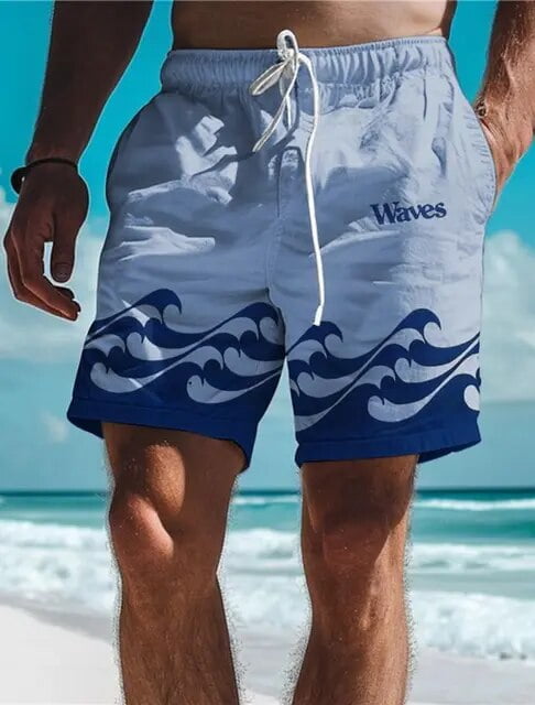 Resort Ocean Fun Printed Shorts-Set main image 0